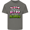 Not Having Kids the Dog is Allergic Funny Mens Cotton T-Shirt Tee Top Charcoal