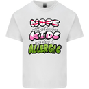 Not Having Kids the Dog is Allergic Funny Mens Cotton T-Shirt Tee Top White