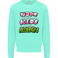 Not Having Kids the Dog is Allergic Funny Mens Sweatshirt Jumper Peppermint
