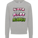 Not Having Kids the Dog is Allergic Funny Mens Sweatshirt Jumper Sports Grey