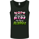 Not Having Kids the Dog is Allergic Funny Mens Vest Tank Top Black