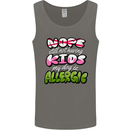 Not Having Kids the Dog is Allergic Funny Mens Vest Tank Top Charcoal