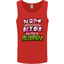 Not Having Kids the Dog is Allergic Funny Mens Vest Tank Top Red