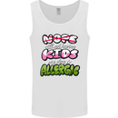 Not Having Kids the Dog is Allergic Funny Mens Vest Tank Top White