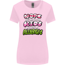 Not Having Kids the Dog is Allergic Funny Womens Wider Cut T-Shirt Light Pink