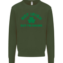 Not Irish but Im Drunk St Patricks Day Beer Mens Sweatshirt Jumper Forest Green