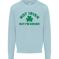 Not Irish but Im Drunk St Patricks Day Beer Mens Sweatshirt Jumper Light Blue