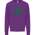 Not Irish but Im Drunk St Patricks Day Beer Mens Sweatshirt Jumper Purple