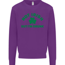 Not Irish but Im Drunk St Patricks Day Beer Mens Sweatshirt Jumper Purple