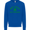 Not Irish but Im Drunk St Patricks Day Beer Mens Sweatshirt Jumper Royal Blue