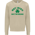 Not Irish but Im Drunk St Patricks Day Beer Mens Sweatshirt Jumper Sand