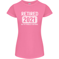Not My Problem 2021 Retirement Retired Womens Petite Cut T-Shirt Azalea