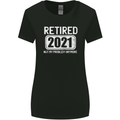 Not My Problem 2021 Retirement Retired Womens Wider Cut T-Shirt Black