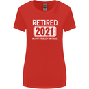 Not My Problem 2021 Retirement Retired Womens Wider Cut T-Shirt Red