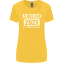 Not My Problem 2021 Retirement Retired Womens Wider Cut T-Shirt Yellow