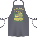 Not Santa Delivery Driver Christmas Funny Cotton Apron 100% Organic Steel