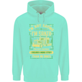 Not Santa Delivery Driver Christmas Funny Mens 80% Cotton Hoodie Peppermint
