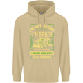 Not Santa Delivery Driver Christmas Funny Mens 80% Cotton Hoodie Sand
