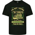 Not Santa Delivery Driver Christmas Funny Mens Cotton T-Shirt Tee Top Black