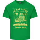 Not Santa Delivery Driver Christmas Funny Mens Cotton T-Shirt Tee Top Irish Green