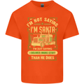 Not Santa Delivery Driver Christmas Funny Mens Cotton T-Shirt Tee Top Orange