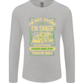 Not Santa Delivery Driver Christmas Funny Mens Long Sleeve T-Shirt Sports Grey