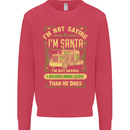 Not Santa Delivery Driver Christmas Funny Mens Sweatshirt Jumper Heliconia