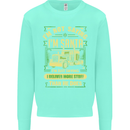 Not Santa Delivery Driver Christmas Funny Mens Sweatshirt Jumper Peppermint