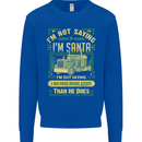 Not Santa Delivery Driver Christmas Funny Mens Sweatshirt Jumper Royal Blue