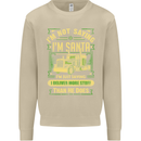 Not Santa Delivery Driver Christmas Funny Mens Sweatshirt Jumper Sand