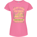 Not Santa Delivery Driver Christmas Funny Womens Petite Cut T-Shirt Azalea