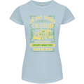 Not Santa Delivery Driver Christmas Funny Womens Petite Cut T-Shirt Light Blue