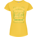 Not Santa Delivery Driver Christmas Funny Womens Petite Cut T-Shirt Yellow