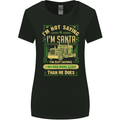 Not Santa Delivery Driver Christmas Funny Womens Wider Cut T-Shirt Black