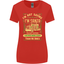 Not Santa Delivery Driver Christmas Funny Womens Wider Cut T-Shirt Red