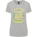 Not Santa Delivery Driver Christmas Funny Womens Wider Cut T-Shirt Sports Grey