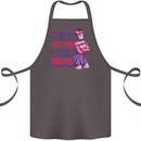 Not Weird Just More Creative Than You Art Cotton Apron 100% Organic Dark Grey
