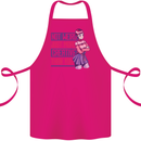 Not Weird Just More Creative Than You Art Cotton Apron 100% Organic Pink