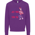 Not Weird Just More Creative Than You Art Kids Sweatshirt Jumper Purple