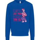 Not Weird Just More Creative Than You Art Kids Sweatshirt Jumper Royal Blue