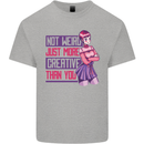 Not Weird Just More Creative Than You Art Kids T-Shirt Childrens Sports Grey
