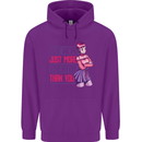 Not Weird Just More Creative Than You Art Mens 80% Cotton Hoodie Purple