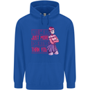 Not Weird Just More Creative Than You Art Mens 80% Cotton Hoodie Royal Blue