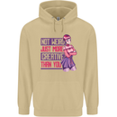 Not Weird Just More Creative Than You Art Mens 80% Cotton Hoodie Sand