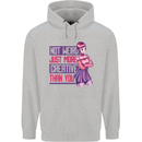 Not Weird Just More Creative Than You Art Mens 80% Cotton Hoodie Sports Grey