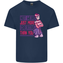 Not Weird Just More Creative Than You Art Mens Cotton T-Shirt Tee Top Navy Blue