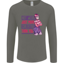 Not Weird Just More Creative Than You Art Mens Long Sleeve T-Shirt Charcoal