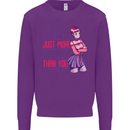 Not Weird Just More Creative Than You Art Mens Sweatshirt Jumper Purple