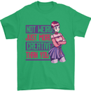 Not Weird Just More Creative Than You Art Mens T-Shirt Cotton Gildan Irish Green