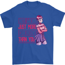 Not Weird Just More Creative Than You Art Mens T-Shirt Cotton Gildan Royal Blue